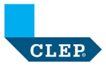 The logo for CLEP.