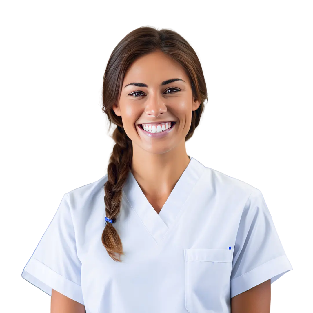 A dental hygienist