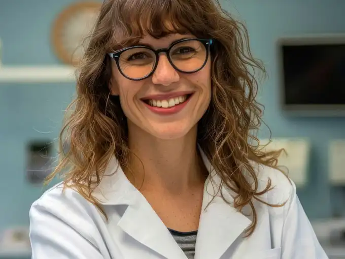 Dental Hygienist Smiling at consulting room