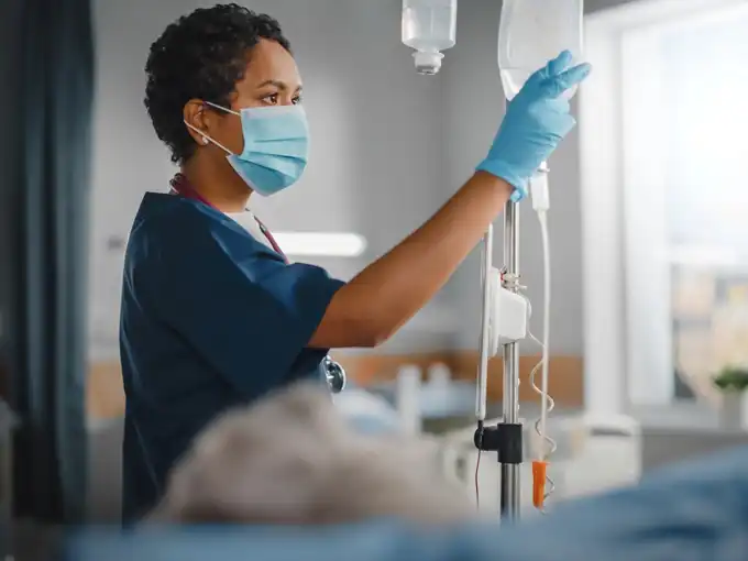 Registered Nurse working at a hospital